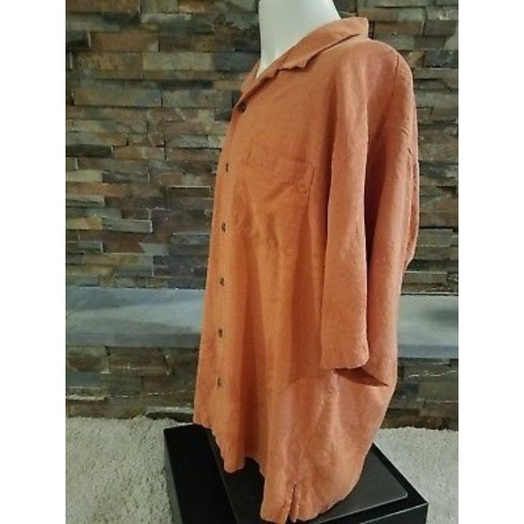 Tommy Bahama Silk Hawaiian Floral Shirt Size XL - Picture 3 of 6